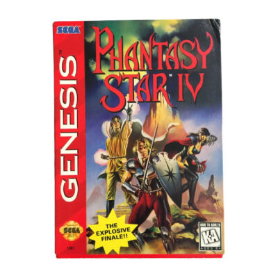 SEGA Genesis Phantasy Star IV Original Cartridge