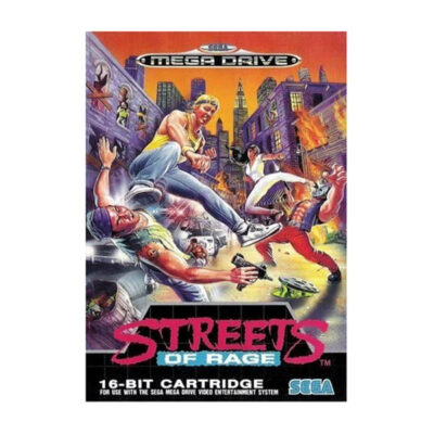 SEGA Genesis Streets of Rage Game Original Cartridge