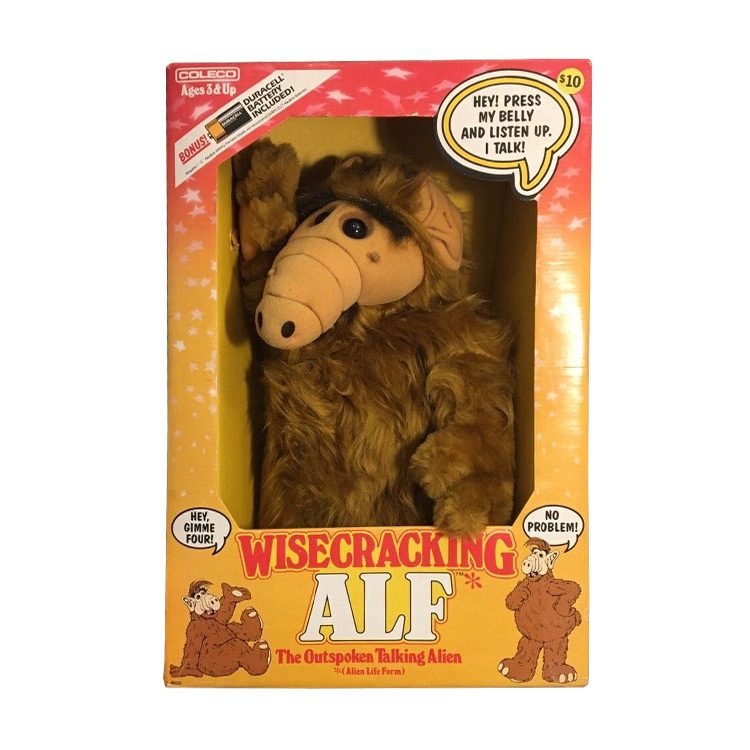 Original Vintage Wisecrack Alf Talking Plush Toy - RetroGeek Toys