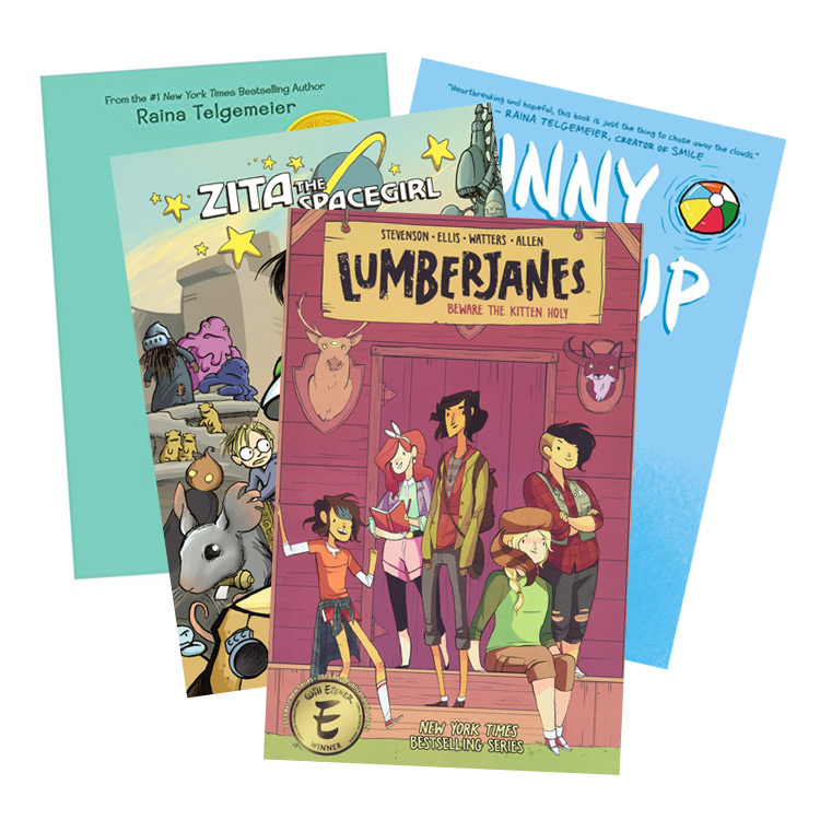 Ten Inspiring Comics or Graphic Novels for Young Girls