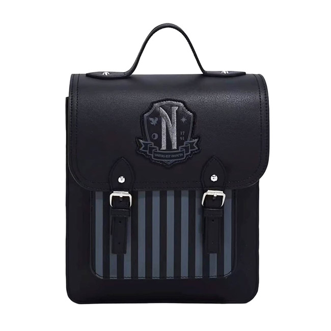 Wednesday Addams Faux Leather Bag