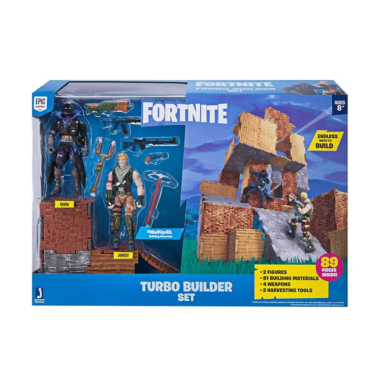 Fortnite Turbo Builder Set with Raven Figure