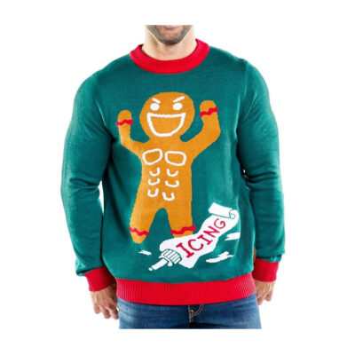 Tipsy Elves Gingerman Ugly Christmas Sweater