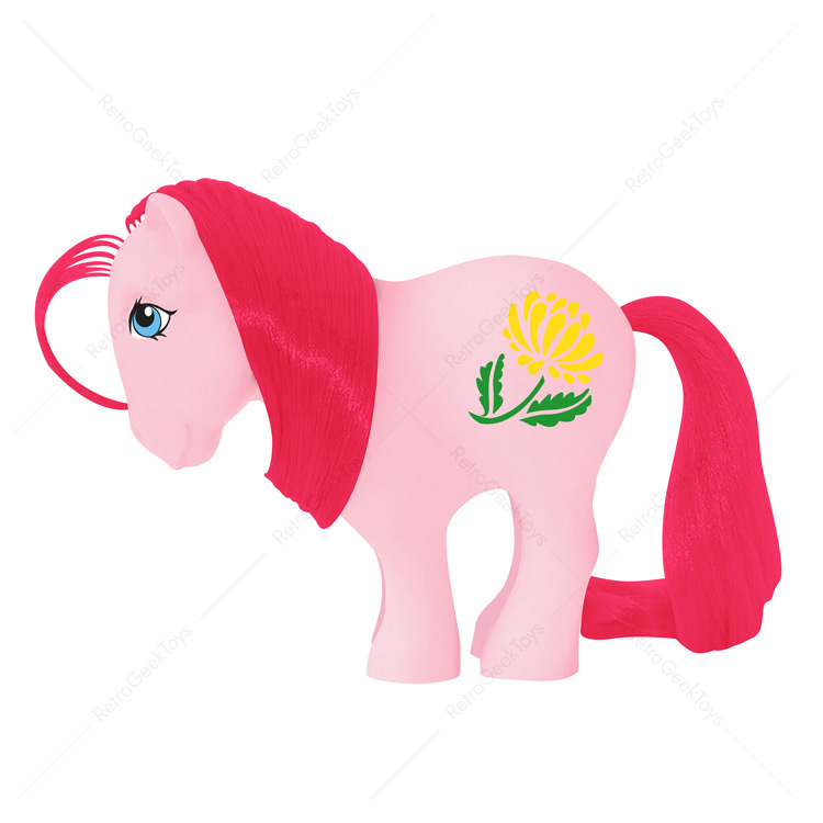 My Little Pony G1 Birthflower November Chrysanthemum (Alternate)