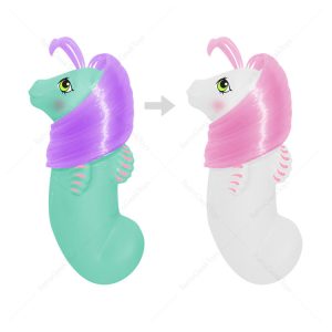 My Little Pony G1 Watercolor Baby Wavedancer (Vintage)