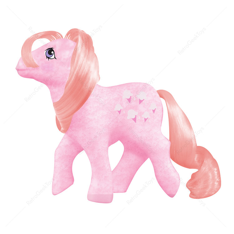Vintage Mon Petit Poney My Little Pony MLP G1 Vtg 1984 Lickety-Split Italy