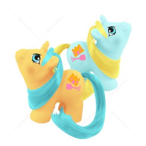 My Little Pony Twin Newborns Sandcastle and Shovels