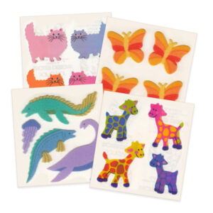 Sandylion Vintage Pearly and Fuzzy Stickers