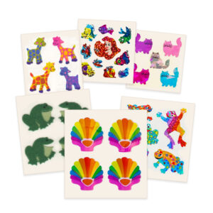 Sandylion Vintage Stickers: Fuzzy, Prism & Pearl