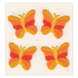 Sandylion VIntage Fuzzy Stickers: Butterflies