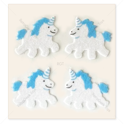 Sandylion Vintage Fuzzy Stickers: Unicorns