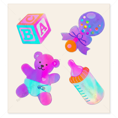 Sandylion Vintage Pearly Stickers: Babies