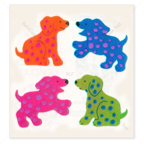 Sandylion Vintage Pearly Stickers: Dogs