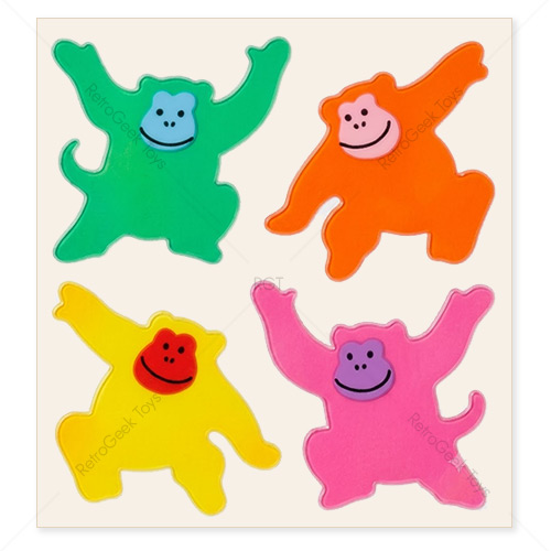 Sandylion Vintage Pearly Stickers: Orangutans