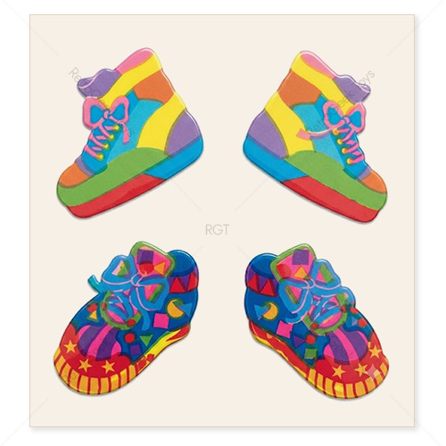 Sandylion Vintage Pearly Stickers: Trainers