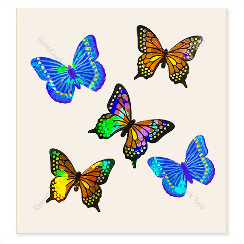 Sandylion Vintage Prism Stickers: Butterflies