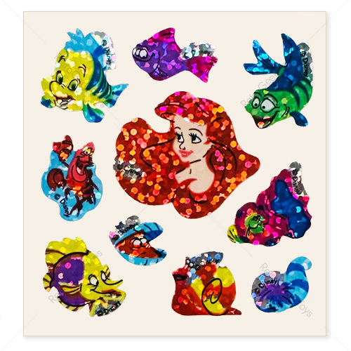 Sandylion Vintage Prism Stickers: The Little Mermaid