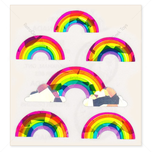 Sandylion Vintage Prism Stickers: Rainbows