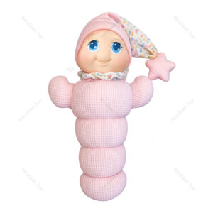 Vintage Glo Worm Pale Pink Variant 1990s