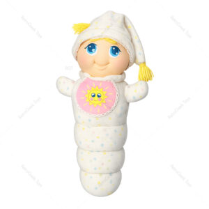 Vintage Glo Worm White with Dots 1986
