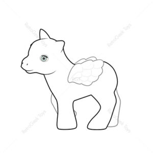 My Little Pony G1 Poses: Baby BBE Pegasus