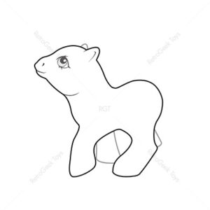 My Little Pony G1 Poses: Baby Tic-Tac-Toe