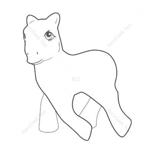 My Little Pony G1 Poses: Quackers