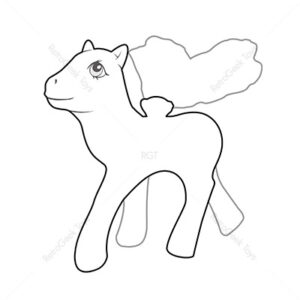 My Little Pony G1 Poses: Honeysuckle