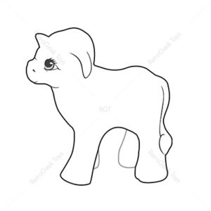 My Little Pony G1 Poses: Friends Leafy the Lamb