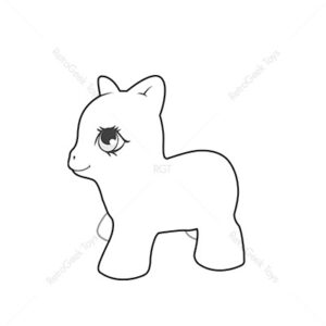 My Little Pony G1 Poses: Newborn Whiskers