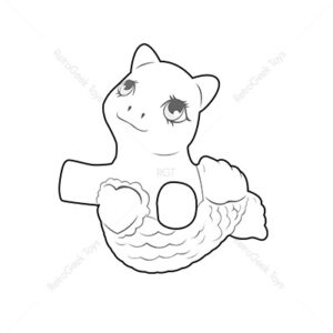 My Little Pony G1 Poses: Fancy Mermaid